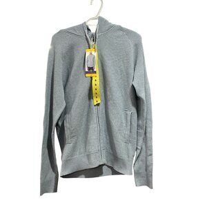 Men's Full Zip Hooded Sweater, Modern Ambition, S, Blue, NWT